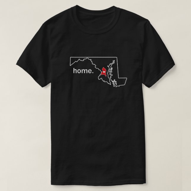 Maryland-Zuhause-Landkreis-Shirt - Co. Prinzen T-Shirt (Design vorne)