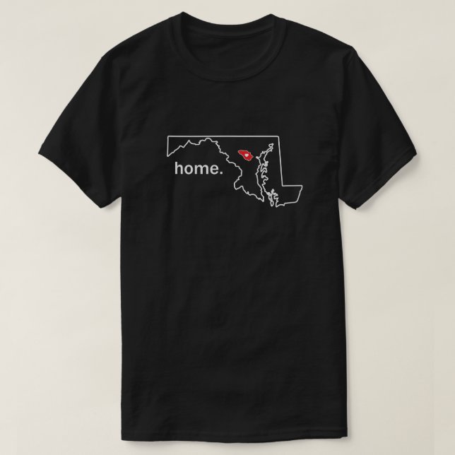 Maryland-Zuhause-Landkreis-T - Shirt - Howard Co. (Design vorne)