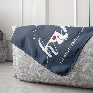 Maryland Zuhause Staat Personalisiert Sherpadecke