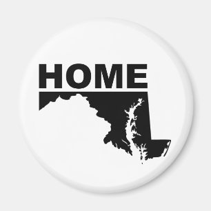 Maryland Zuhause weg vom Staat Kühlschrankmagnet