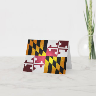 Marylander Flagge Karte