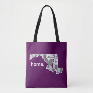 Marylandflaggen-/-Staats-Zuhause-Tasche - Pflaume Tasche