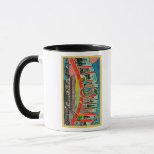 Marysville, Kalifornien - große Buchstabe-Szenen Tasse