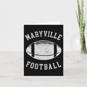 Maryville Football Distressed Vintage 80er Throwba Karte