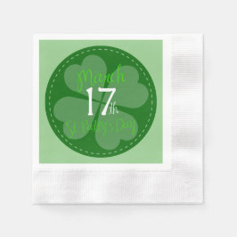 März 17. St. Patty's Day Celebration Serviette