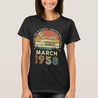 März 1958 65 Jahre Phantastisch Retro 65. T-Shirt
