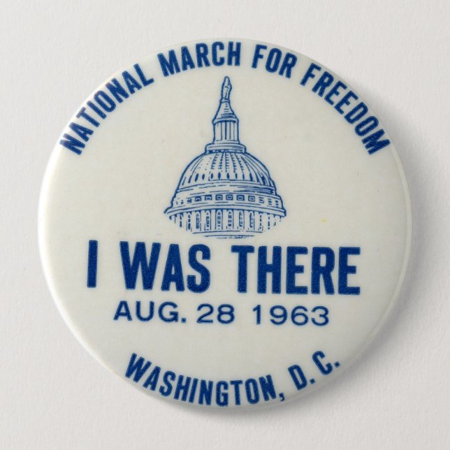 März auf Knopf Washingtons 1963 Button (Vorderseite)