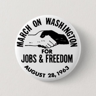 März auf Washington 1963 Button