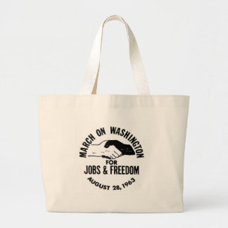 März auf Washington 1963 Jumbo Stoffbeutel