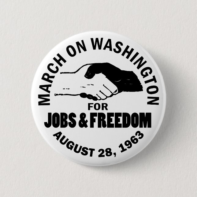 März auf Washington Button (Vorderseite)
