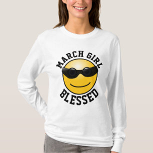 MÄRZ BIRTHDAY MIRL CHRISTLICHE T - SHIRT