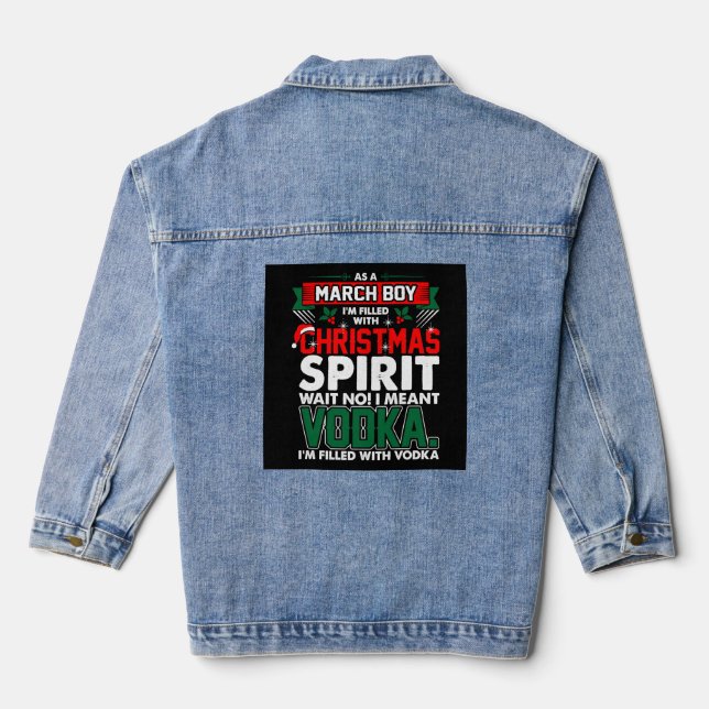 März Boy Christmas Spirit Jeansjacke (Rückseite)
