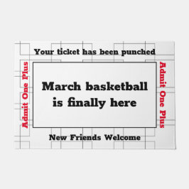 März-Bracket Basketball Party Doormat Fußmatte