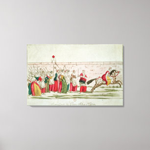 März der Frauen auf Versailles Leinwanddruck