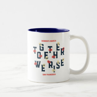 März der Frauen SF - Gemeinsam wachsen wir Zweifarbige Tasse