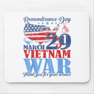 März des Gedenktages 29 Veteran des Vietnamkriegs Mousepad