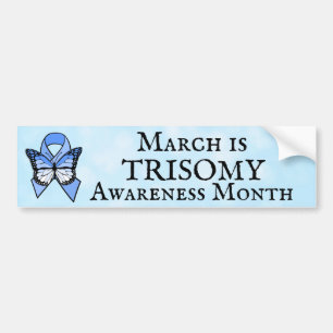 März es Trisomy Awareness Montag Autoaufkleber