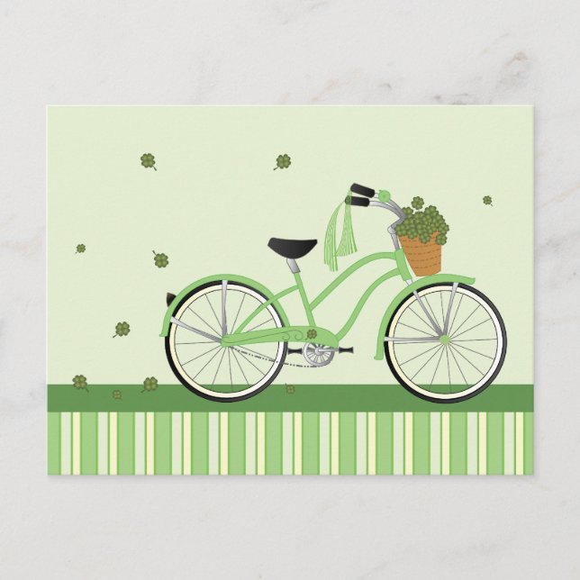 März Fahrrad Postkarte (Vorderseite)