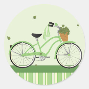 März Fahrrad Runder Aufkleber