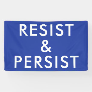 März für politische Proteste - Aufenthalt und Fort Banner