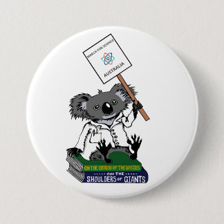 März für Wissenschaft Australien - Koala Button