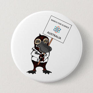 März für Wissenschaft Australien - Platypus - Button