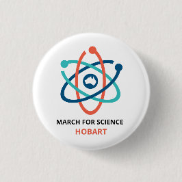 März für Wissenschaft - Hobart - Button