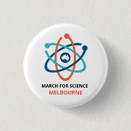 März für Wissenschaft - Melbourne - Button