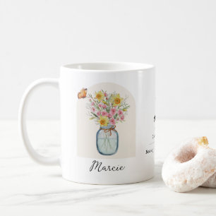 März-Geburtsmonats-Blumen-Tasse Kaffeetasse
