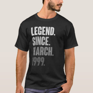 März Geburtstag 24. Dekoration 24 Jahre alter Vint T-Shirt
