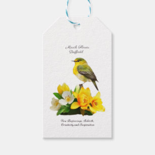 März Geburtstag Monat Blume Lebendige Geburtstagsg Geschenkanhänger