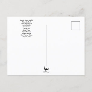 März Geburtstagssymbole Postkarte