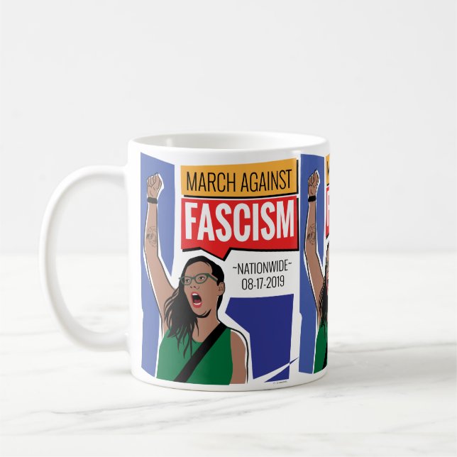 März gegen die Tasse des Faschismus (Links)