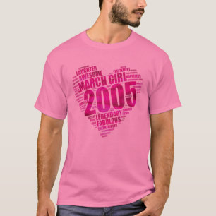 MÄRZ GIRL 2006 Phantastisch Fabulous Big Heart 16t T-Shirt