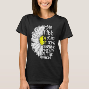 MÄRZ Girl Made in 1966 54. Sonnenschein Hurrikan B T-Shirt