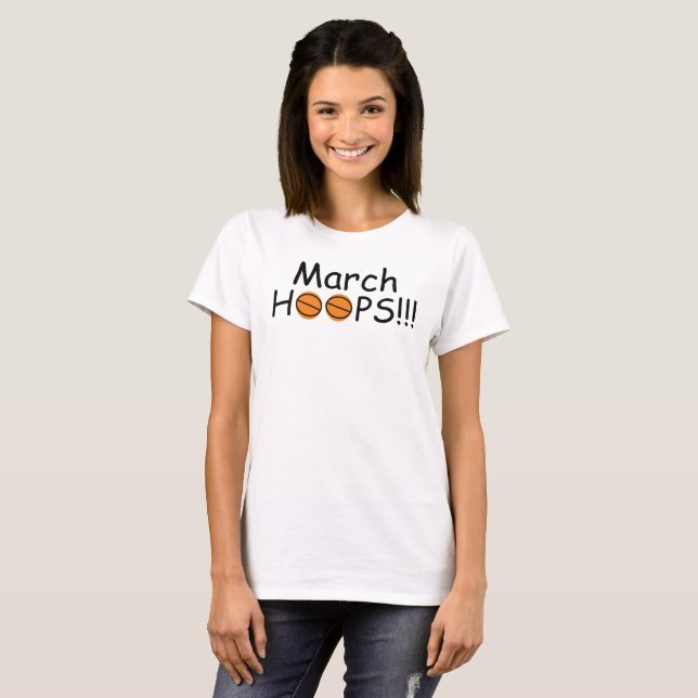 März HOOPS Orange Basketballs T-Shirt (Vorne ganz)