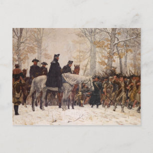 März ins Valley Forge - William Trego (1883) Postkarte