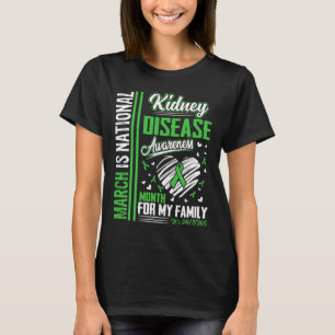 März ist der Monat, in dem die Nierenerkrankung be T-Shirt