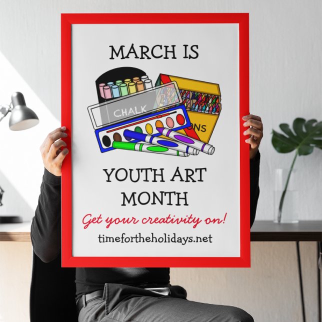 März ist Jugendkunstmonat Poster (Von Creator hochgeladen)