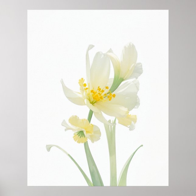 März Jonquil Birth Blume Poster (Vorne)