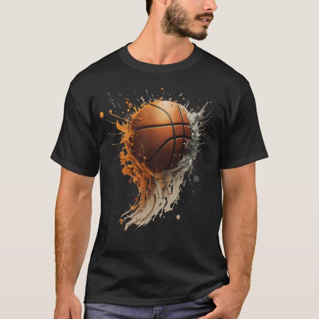März Madness Basketball Monat. T-Shirt (Vorderseite)