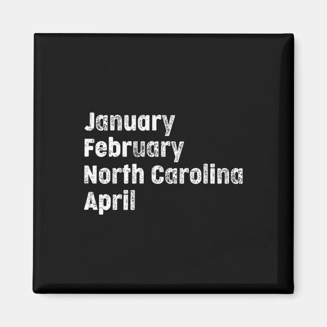 März North Carolina Team Bysketbyll Magnet (Vorne)