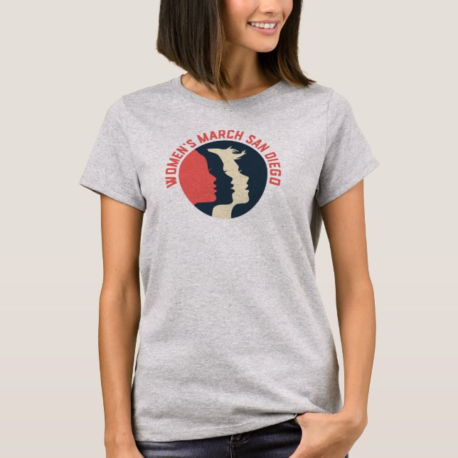 März San Diego Offizieller T - Shirt (Vorderseite)