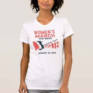 März San Diego Offizieller T - Shirt für Frauen 