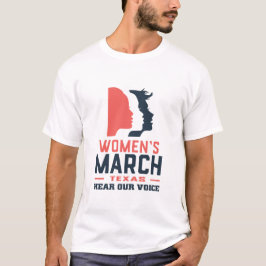 März Texas von Frauen hört unsere Stimme T-Shirt