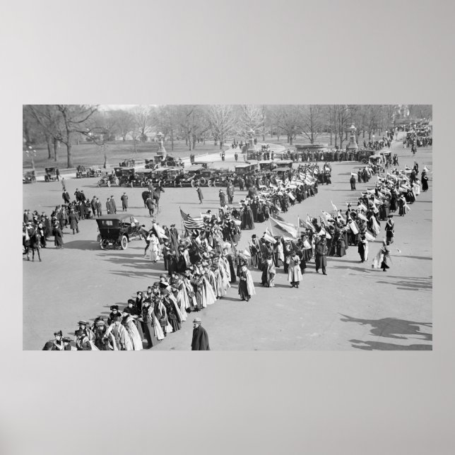 März über die Stimmrechte, 1916 Poster (Vorne)