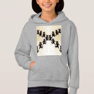 März von schwarzen Katzen, Louis Wain Hoodie