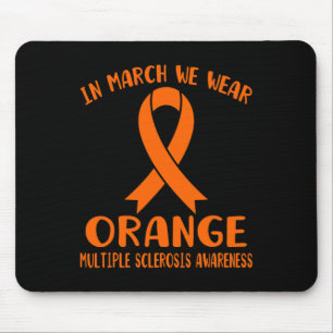 März Wir tragen Orange Multiple Sklerose Awareness Mousepad