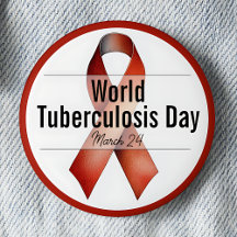 März World Tuberculosis Day Awareness Ribbon