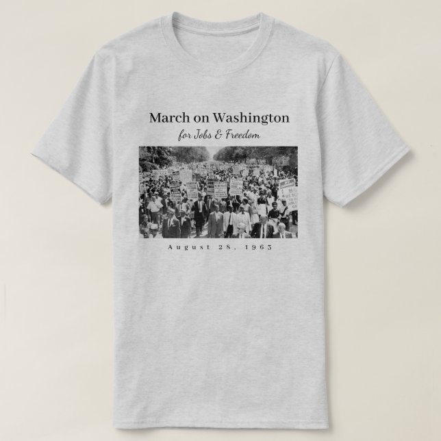 März zu Washington T-Shirt (Design vorne)